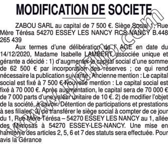Contenu publication