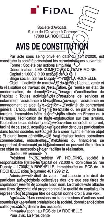 Contenu publication