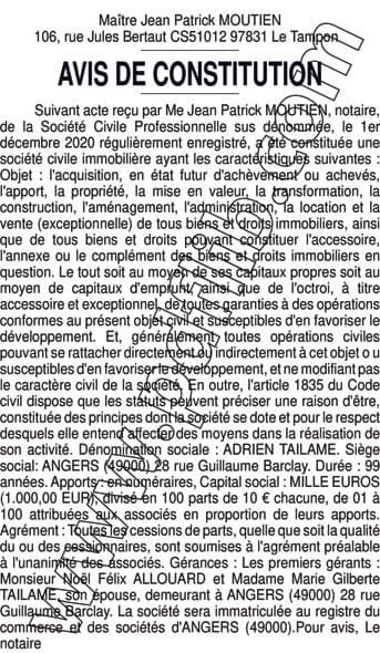 Contenu publication