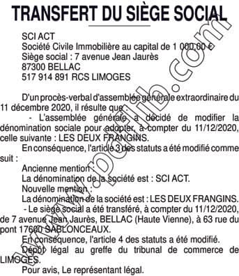 Contenu publication