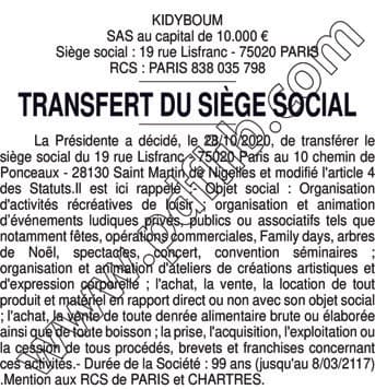 Contenu publication