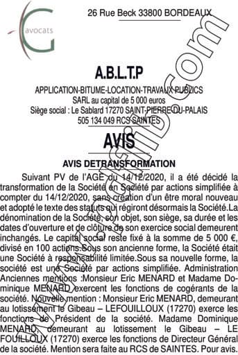 Contenu publication