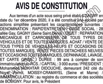 Contenu publication