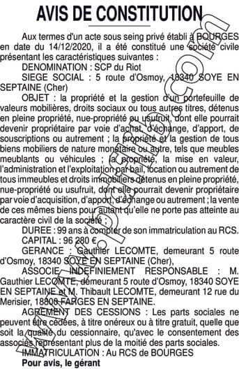 Contenu publication