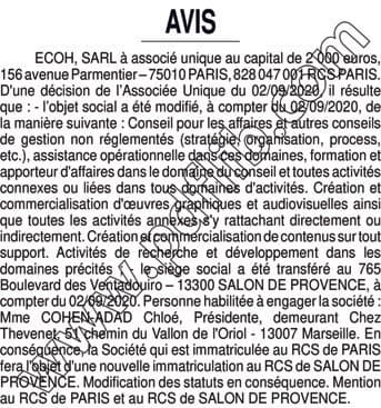 Contenu publication