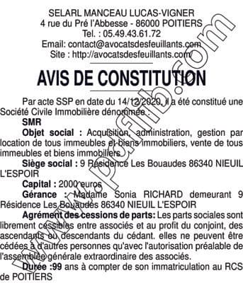 Contenu publication