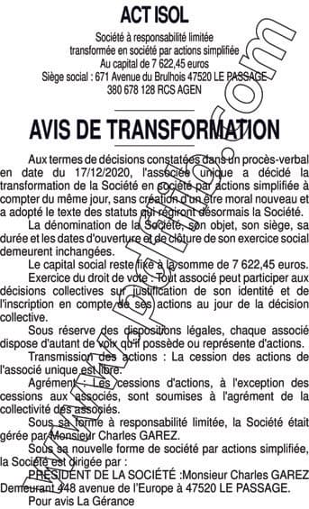 Contenu publication
