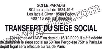 Contenu publication