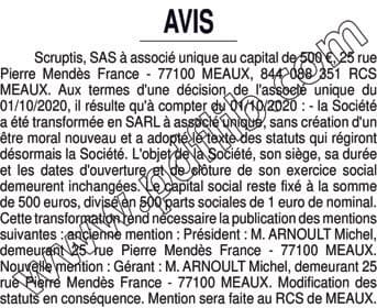 Contenu publication