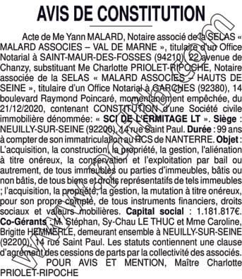 Contenu publication