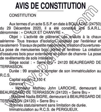 Contenu publication