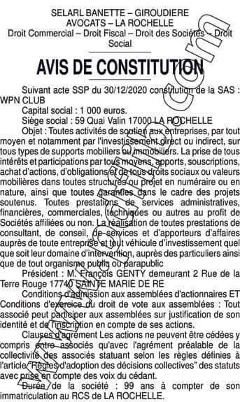Contenu publication