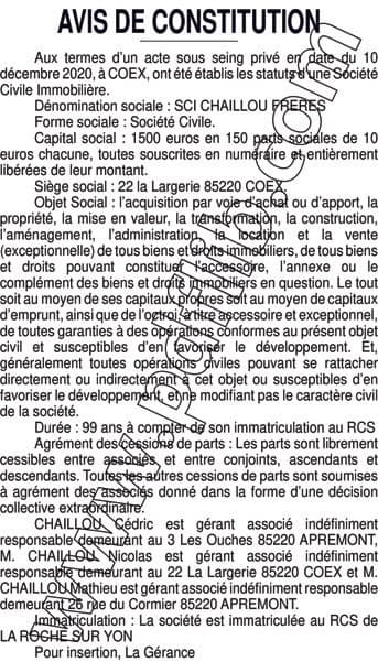 Contenu publication