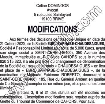 Contenu publication