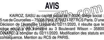 Contenu publication