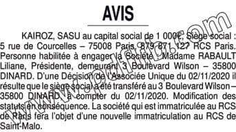 Contenu publication