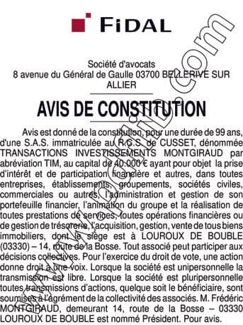 Contenu publication