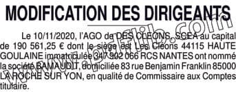 Contenu publication