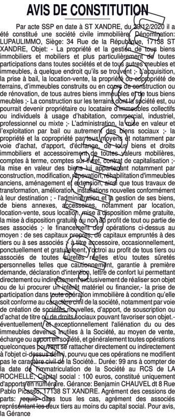 Contenu publication