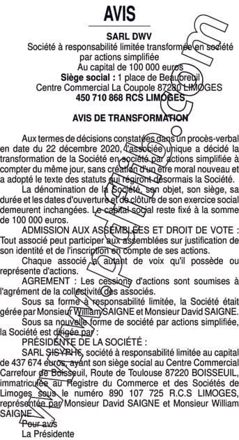 Contenu publication
