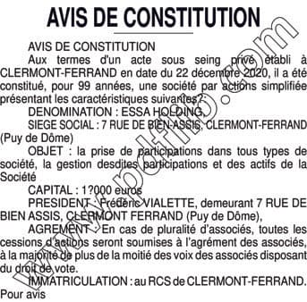 Contenu publication