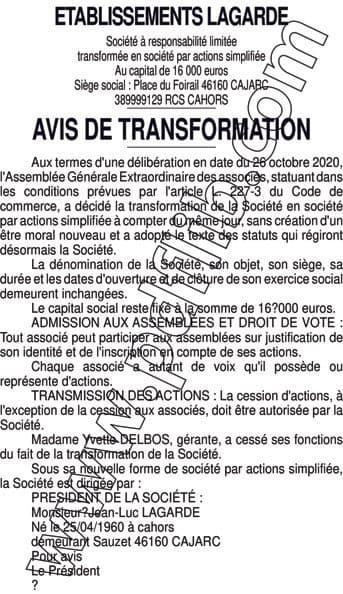 Contenu publication