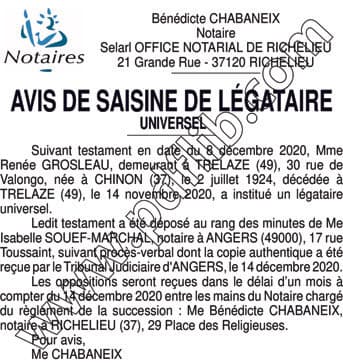 Contenu publication