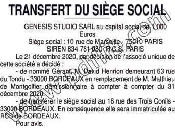 Contenu publication