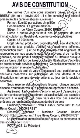 Contenu publication