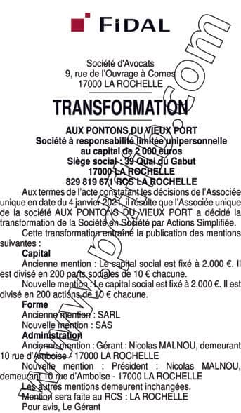 Contenu publication