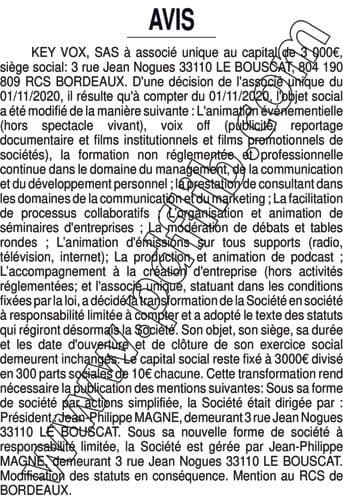Contenu publication