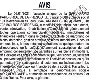 Contenu publication