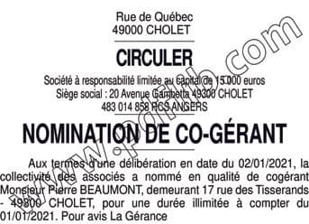 Contenu publication