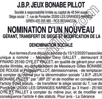 Contenu publication