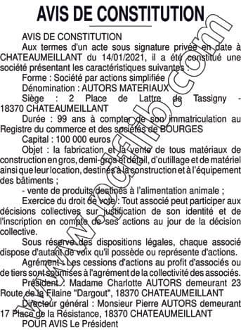 Contenu publication