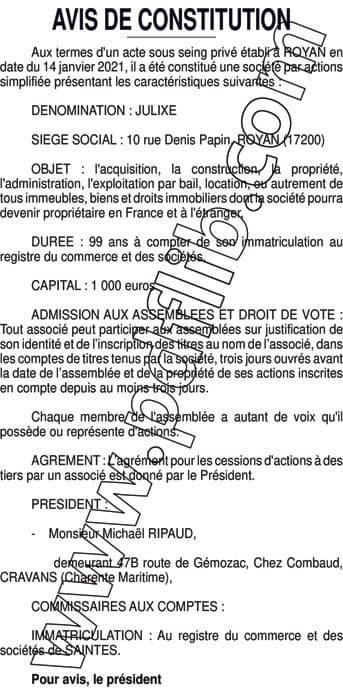 Contenu publication