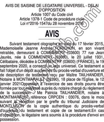 Contenu publication