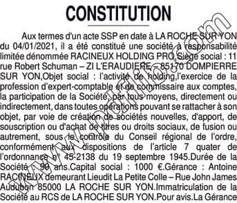 Contenu publication