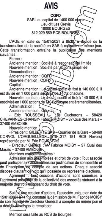 Contenu publication