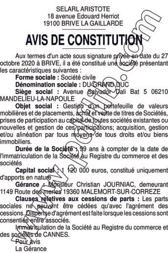 Contenu publication