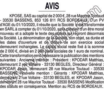 Contenu publication