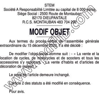 Contenu publication