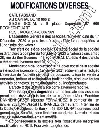 Contenu publication