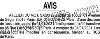 Contenu publication