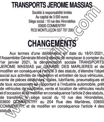 Contenu publication