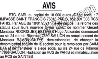 Contenu publication