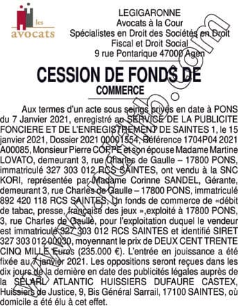 Contenu publication