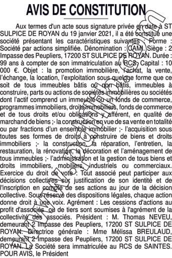 Contenu publication