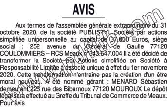 Contenu publication