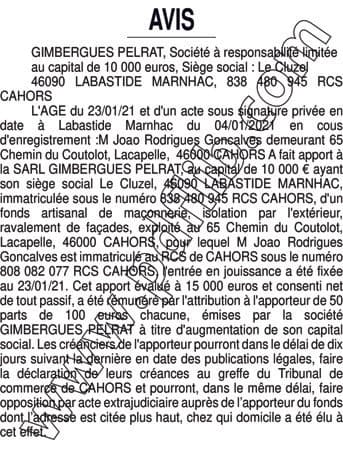 Contenu publication